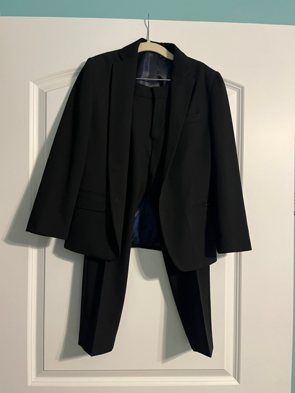 Classic Black Boy’s Two-Piece Suit - Tailored Blazer & Pants by Izod